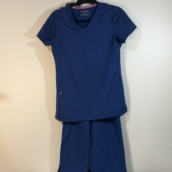 Heart Soul Pants & Jumpsuits 534 Piece Heartsoul Scrub Set Size Xs